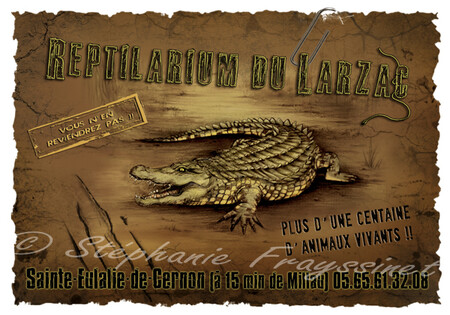 Pub Reptilarium du Larzac - Mai 2011