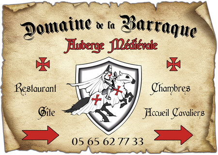 Visuel  affichage panneau pour  "le Domaine de la Barraque" - 2016
