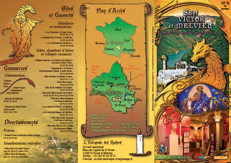 Flyer "St Victor et Melvieu" recto - 2014